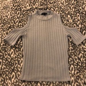 Baby blue sweater top